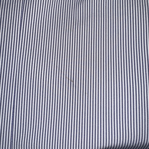 Mizzen + Main Leeward Button Up Shirt Mens XX-L Long Sleeve Blue White Striped‎ - Picture 6 of 6